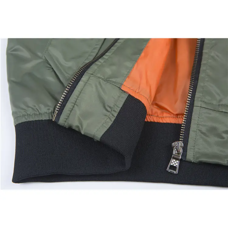 Men's Bomber Jacket Detail 4