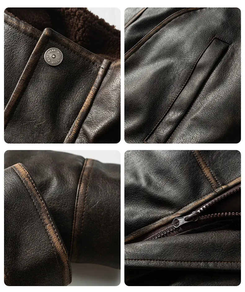 Men's Faux Leather Jacket