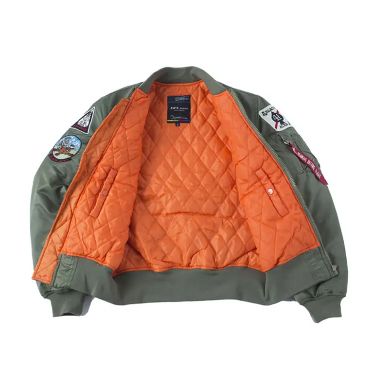 Men's Bomber Jacket Detail 6