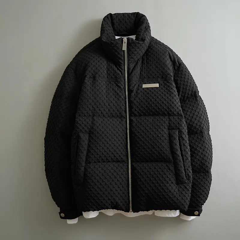 OEM ZD Men's Puffer Down Winter Streetwear Quilted Jacket Company, Product