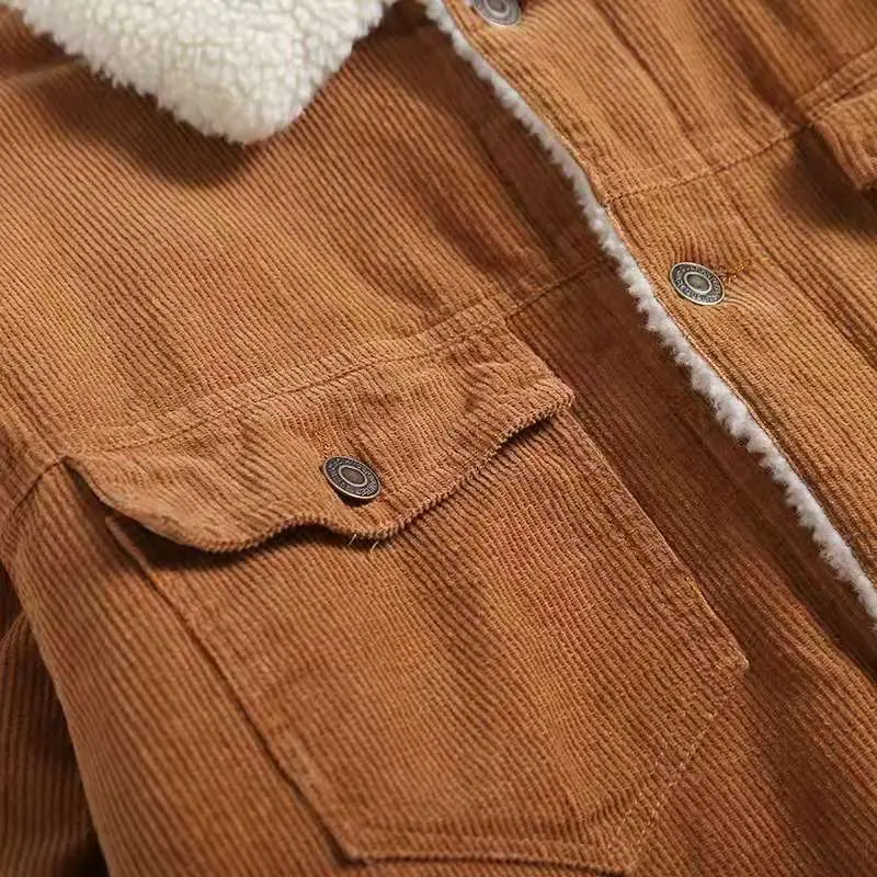 Men's Corduroy Jacket Back View