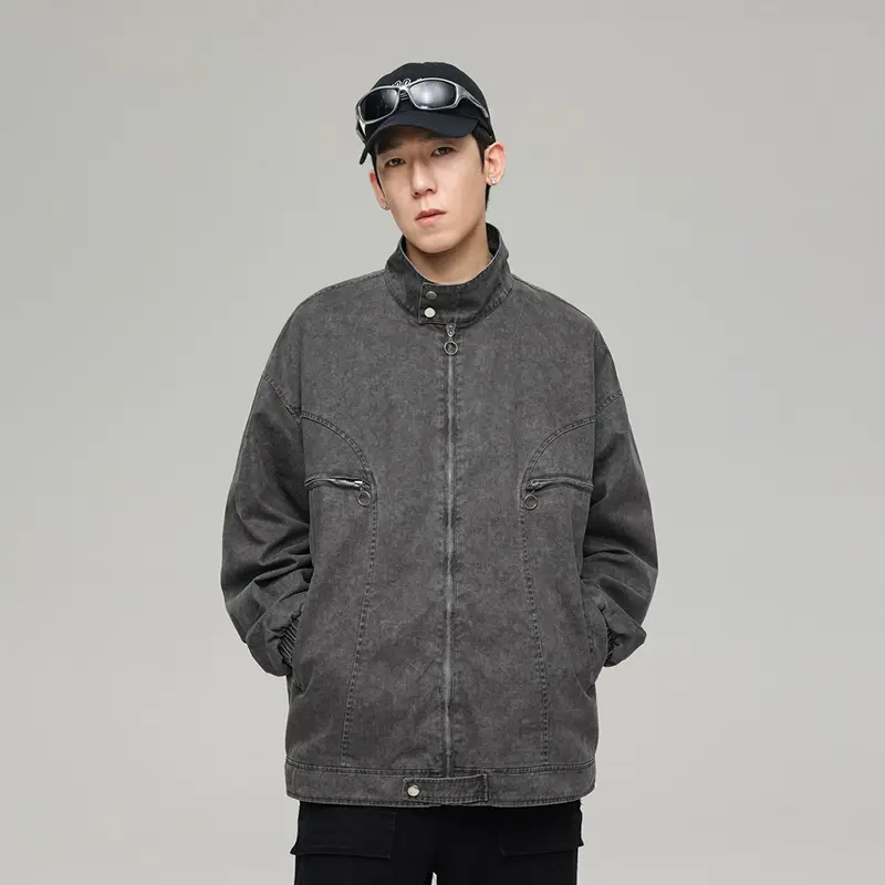 Custom ZD casual vintage bomber jacket for men Supplier, Factory