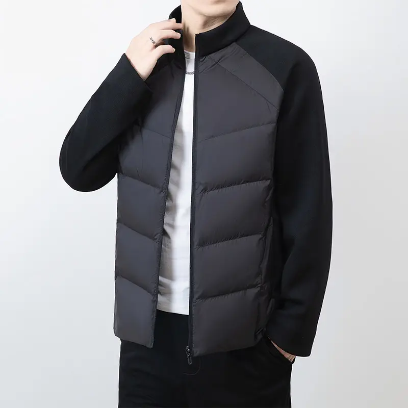 ODM ZD knit sleeves light down jacket Manufacturers, Factory