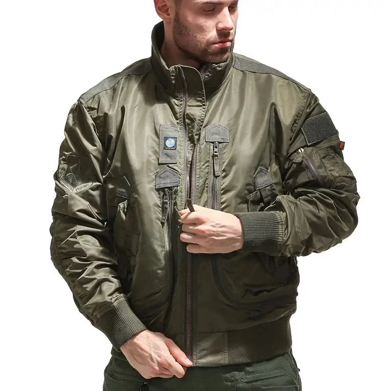 OEM ZD stand collar camouflage pilot jacket Suppliers, Products