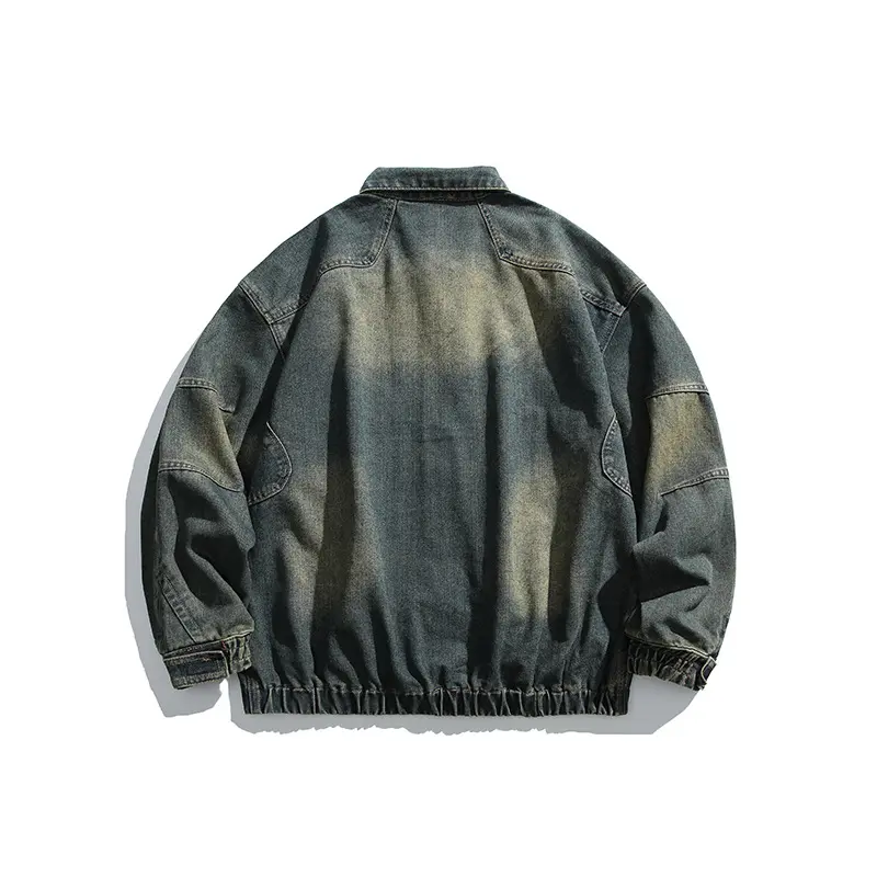 China ZD new design oversized vintage denim jacket Factories, Company