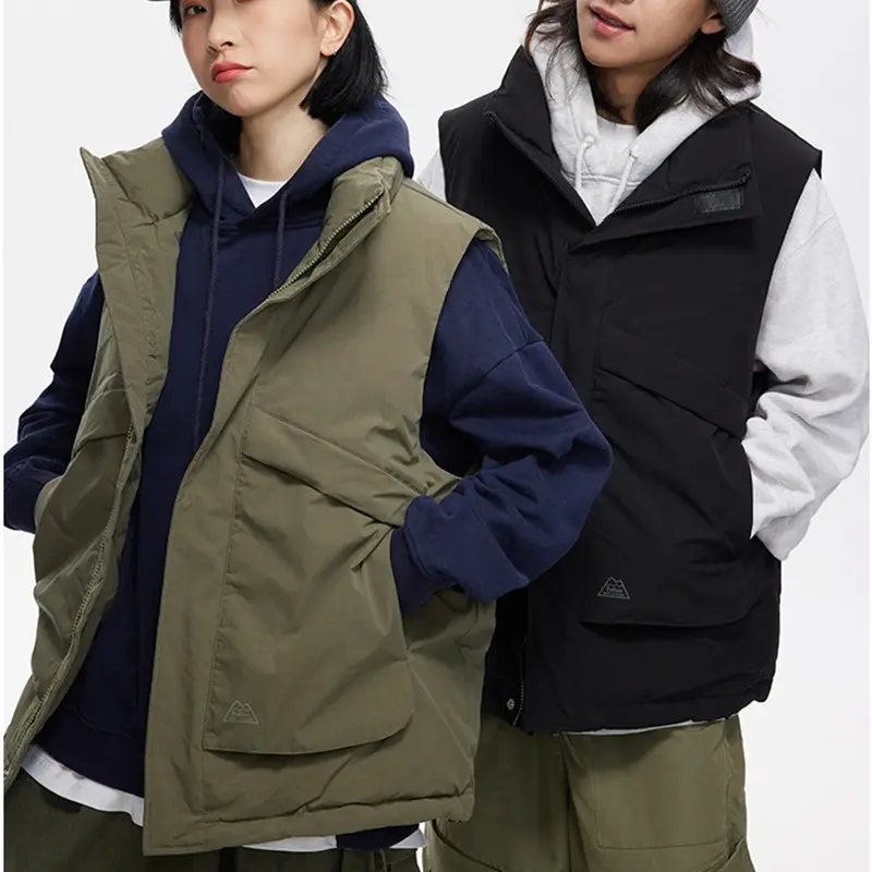 Custom ZD big pocket design sleeveless jacket for men Manufacturers, Company