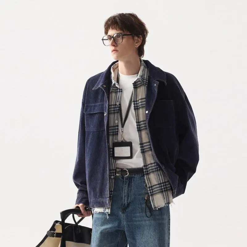 ODM ZD turn down collar mens corduroy jacket Manufacturer, Products