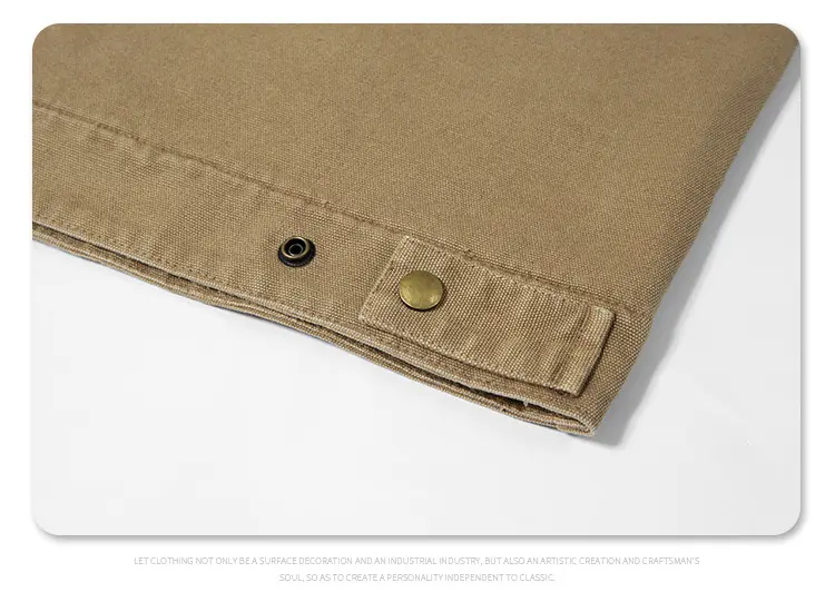 Men's work jacket detail 4