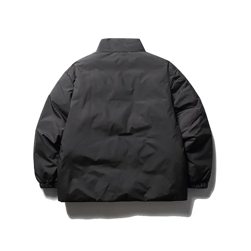 Custom ZD V neck solid mens black puffer jacket Suppliers, Factories
