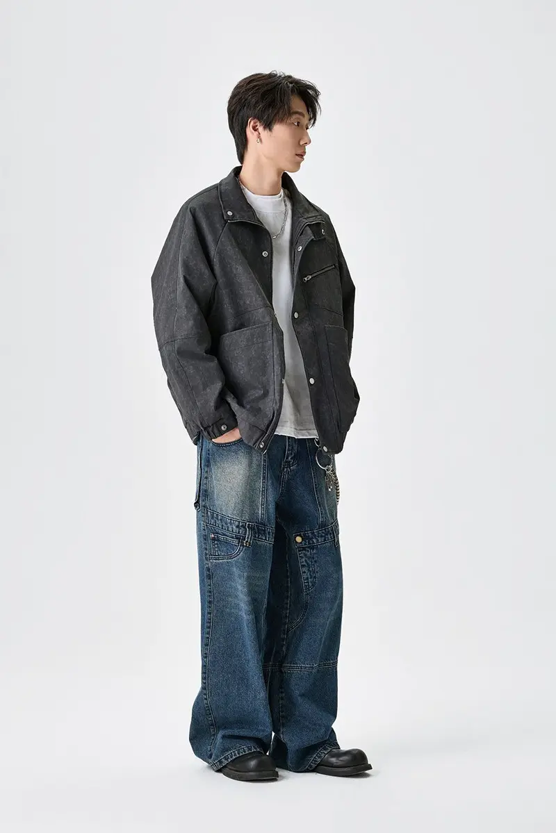 Men's Bomber Jacket Detail 2