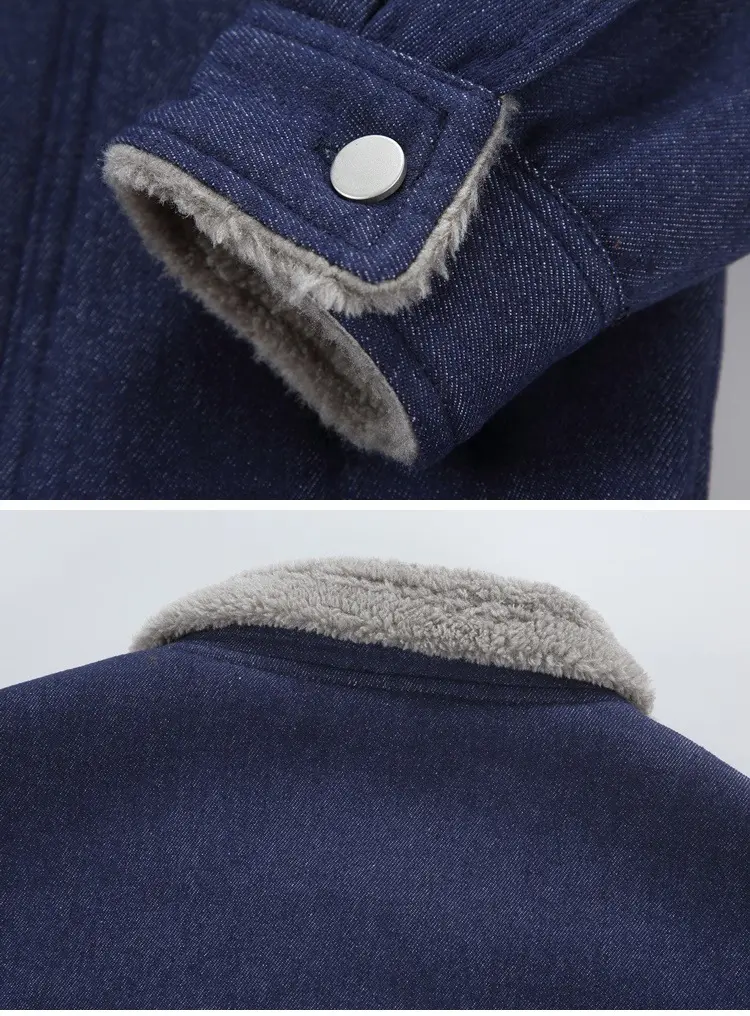 Unisex Denim Jacket Back