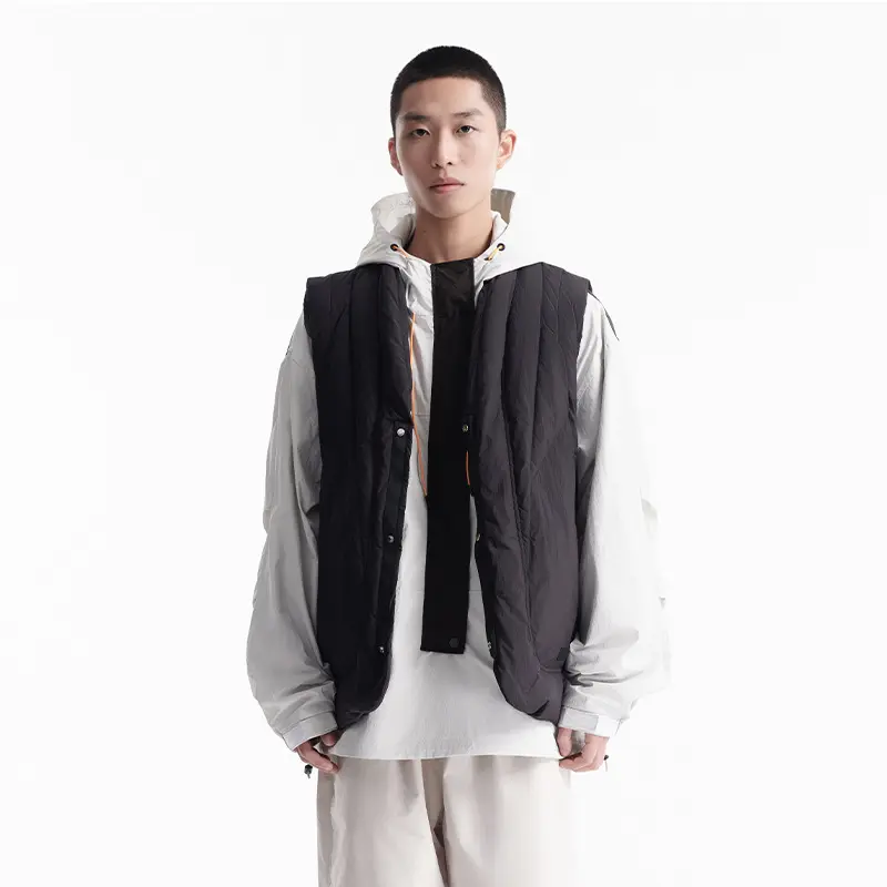 Wholesale ZD down padding warm sleeveless jacket for men Factories, Products