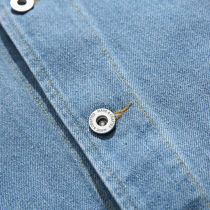 Denim jacket detail shot