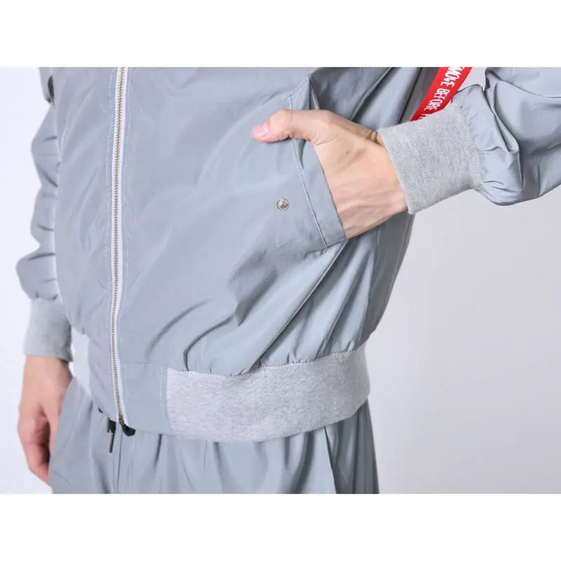 Men's Bomber Jacket Detail 4