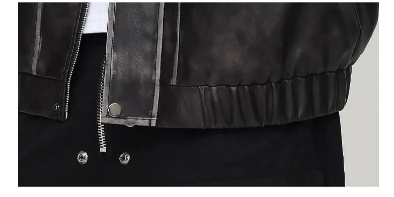 Leather Jacket Detail