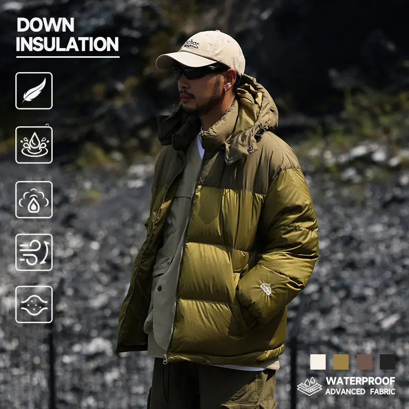 China ZD waterproof 90 duck down jacket men Manufacturers, Product