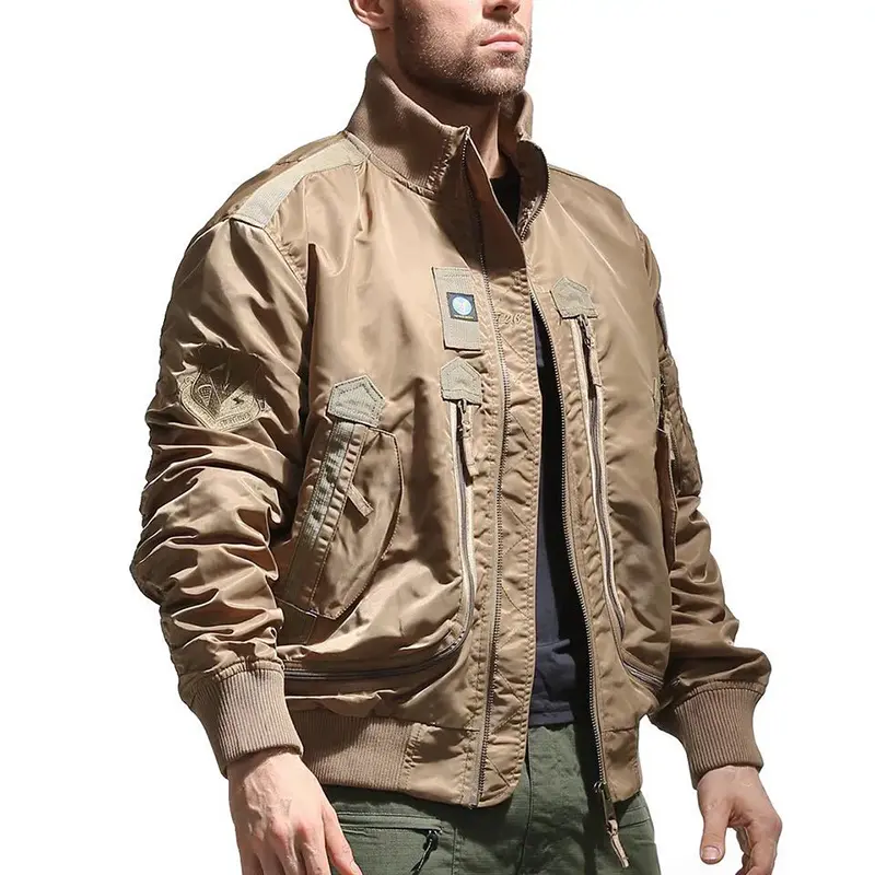 OEM ZD stand collar camouflage pilot jacket Suppliers, Products
