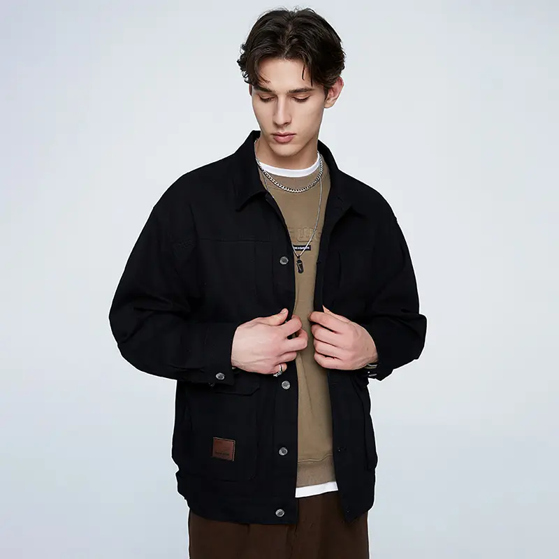 Wholesale ZD vintage mens black bomber jacket Manufacturer, Manufacturers