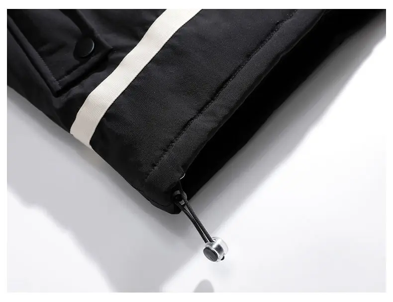 Men's down jacket side view