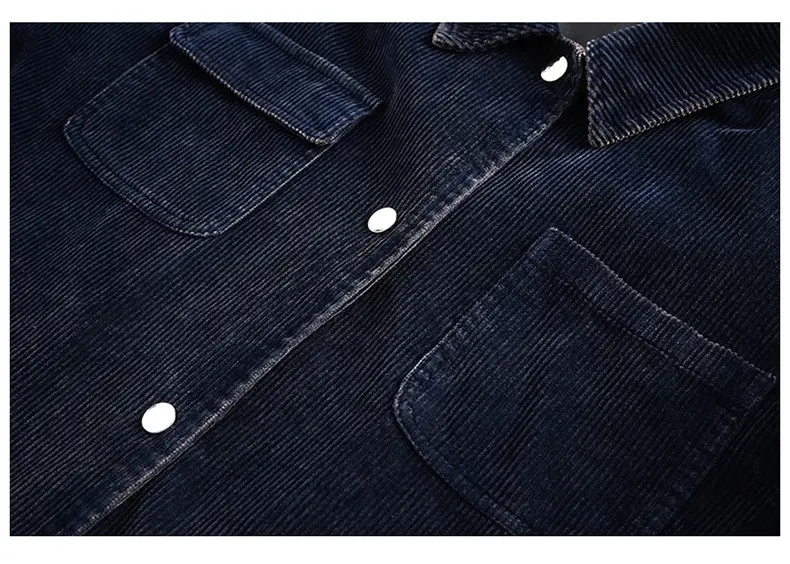 Vintage corduroy jacket detail