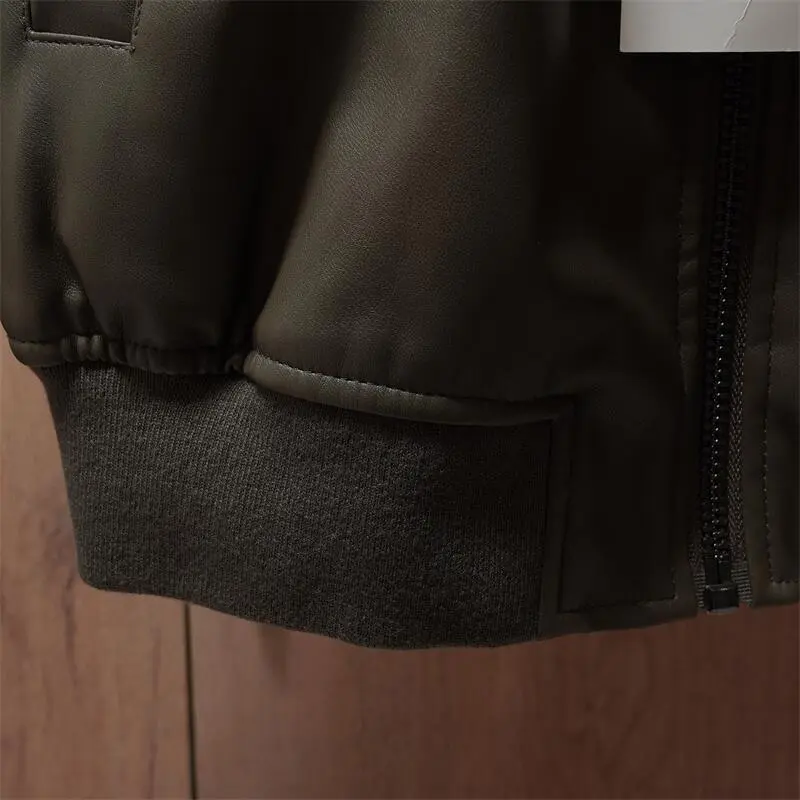 Men's PU Leather Jacket View 3