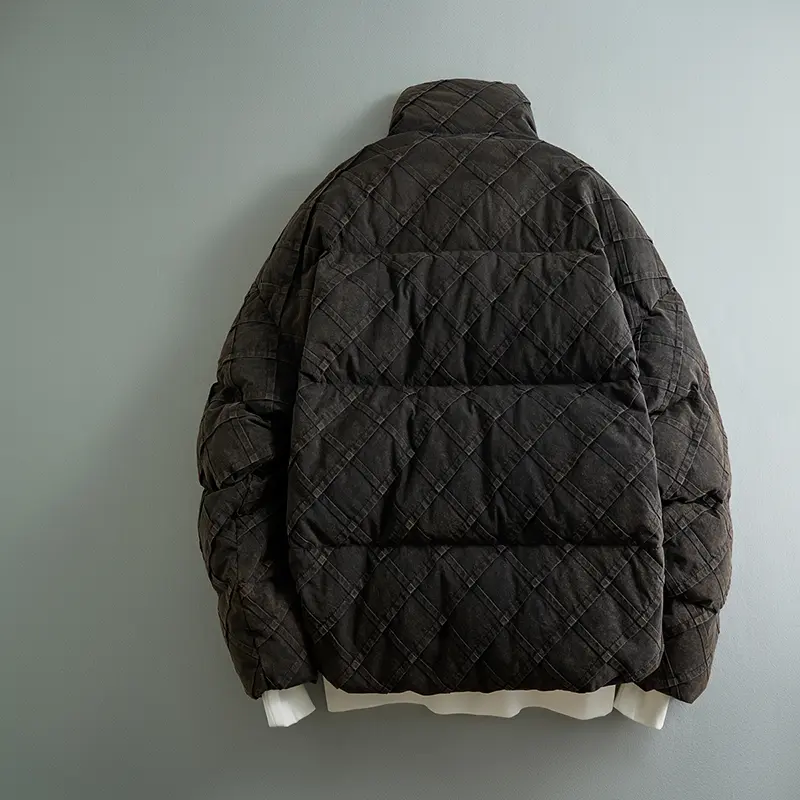 Wholesale ZD vintage men winter puffer jacket Factories, Companies