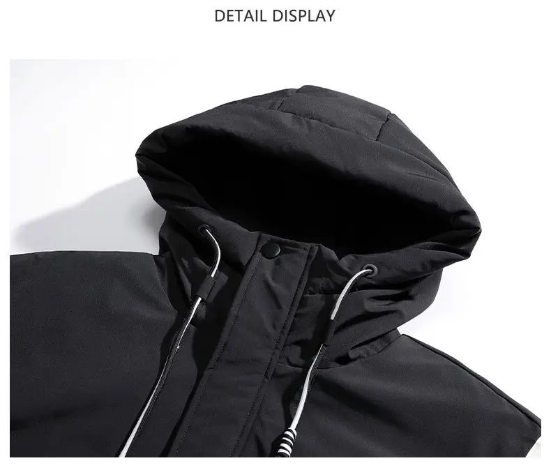 Men's down jacket front view