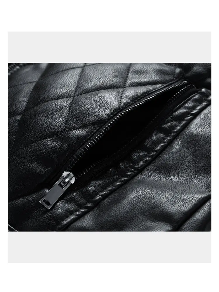 Men's Leather Jacket Detail 3