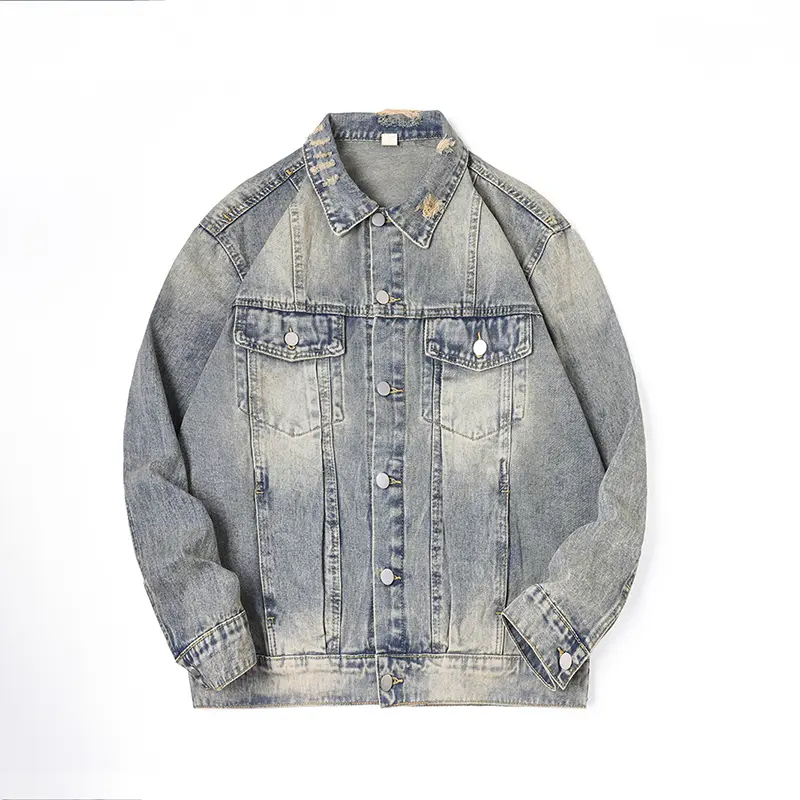 Custom ZD single breasted oversized denim jacket Supplier, Companies