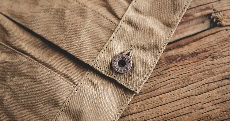 Men's Wax Jacket Back View