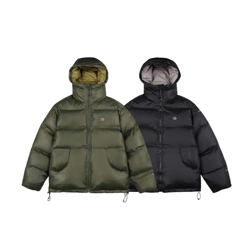 ODM ZD high street hooded mens black puffer jacket Product, Products