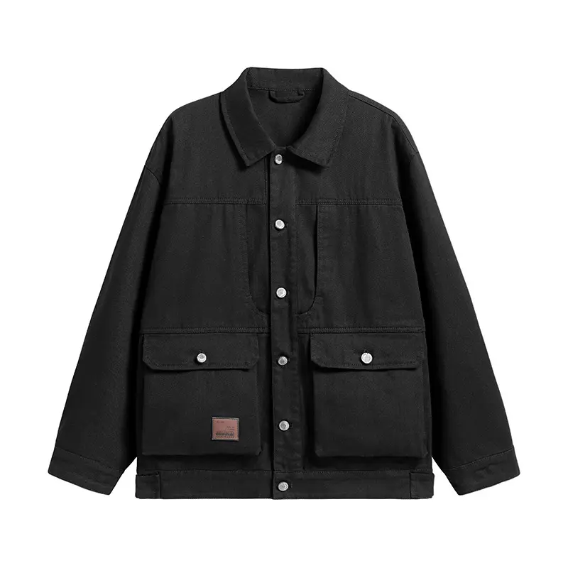 Men's Washed Work Jacket Detail 2