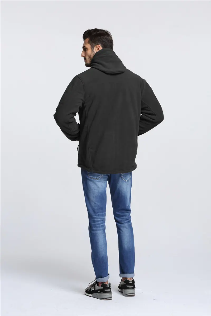 Men's Polar Fleece Jacket Detail 2