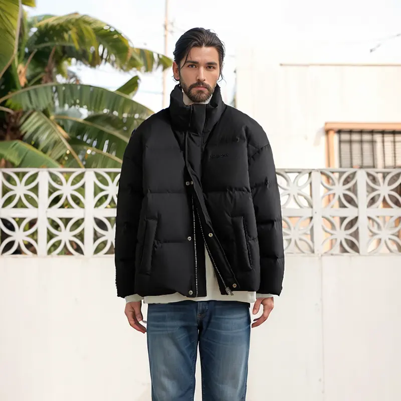 Custom ZD custom embroidery puffer down jacket men Company, Product