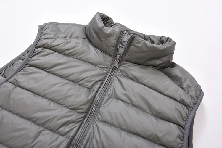 Men's Down Vest Jacket Detail 1
