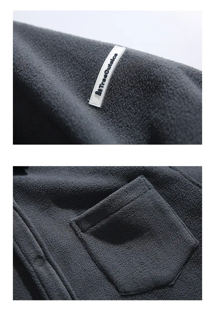 Polar fleece fabric detail