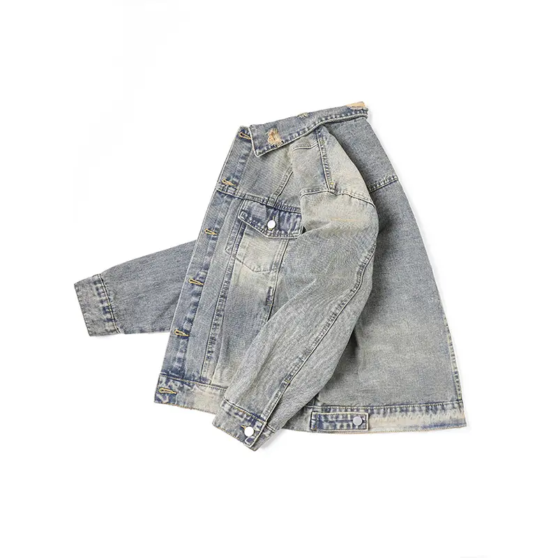 Custom ZD single breasted oversized denim jacket Supplier, Companies