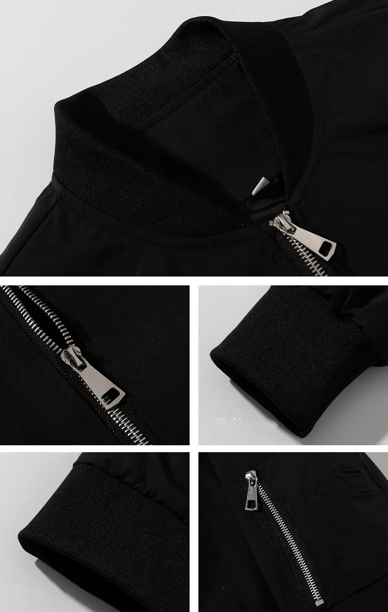 Men's Bomber Jacket Detail 5