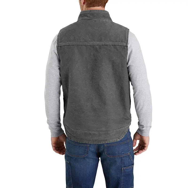 Wholesale ZD sherpa canvas sleeveless jacket for men Supplier, Companies