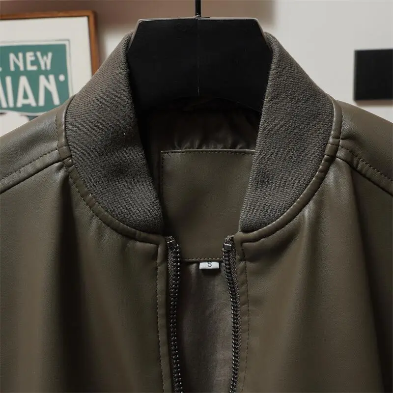 Men's PU Leather Jacket View 1