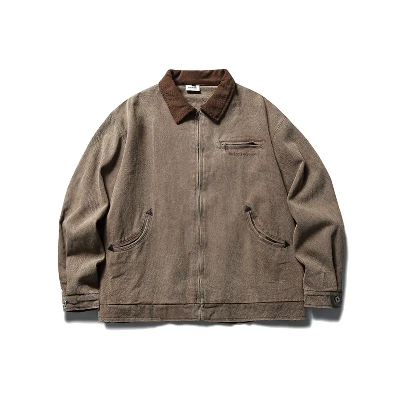 ODM ZD custom embroidery logo black bomber jacket Manufacturer, Company