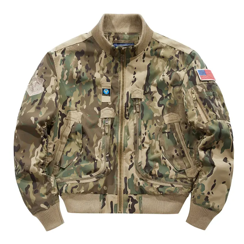 OEM ZD stand collar camouflage pilot jacket Suppliers, Products
