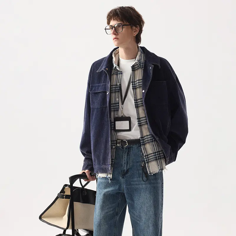 Wholesale ZD Distressed washed work oversized denim jacket Manufacturers, Company