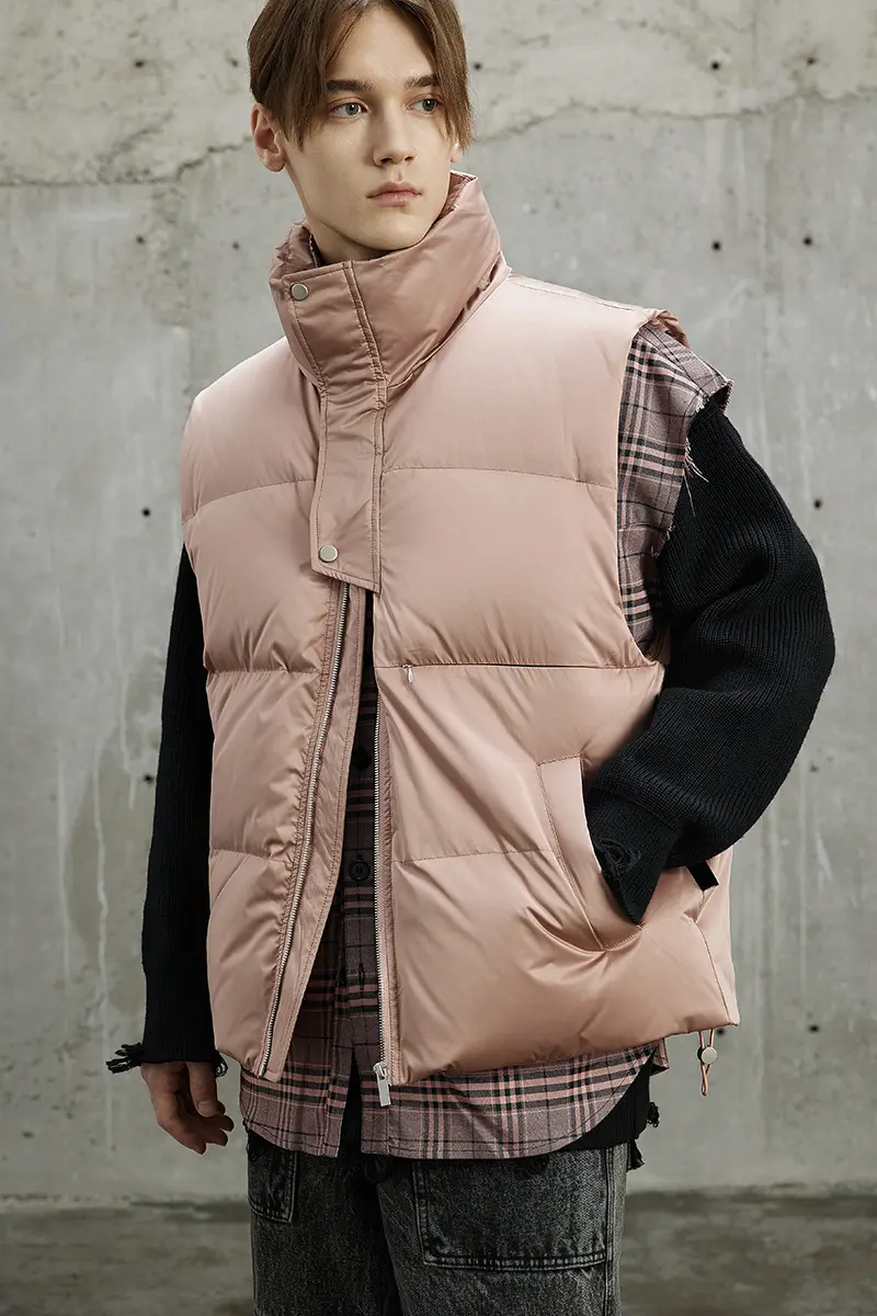 Men's Stand Collar Down Jacket 6