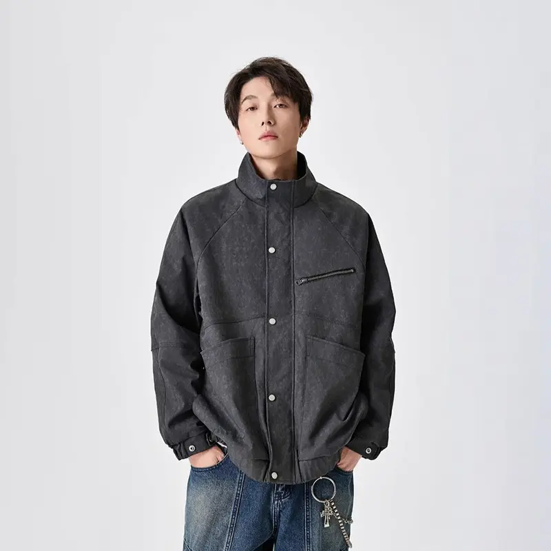 OEM ZD casual workwear vintage bomber jacket Manufacturers, Factories