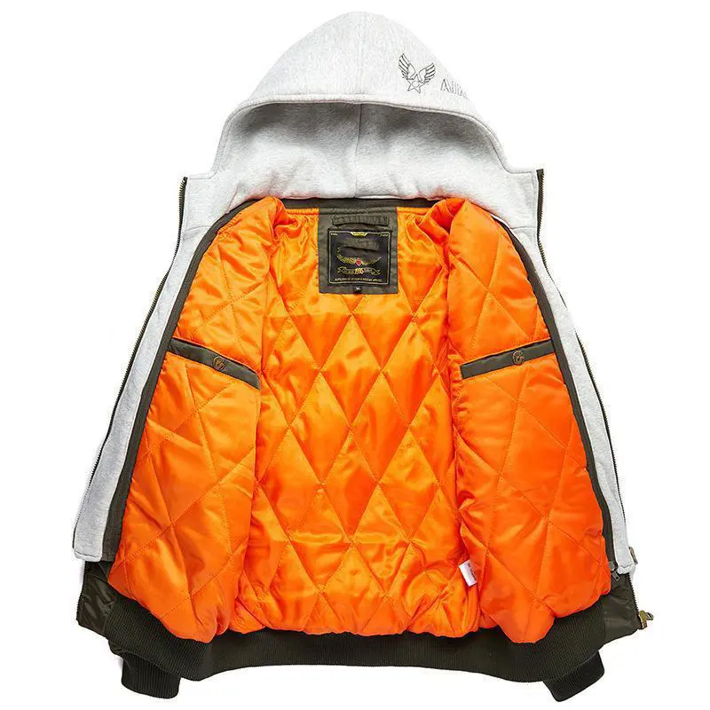 ODM ZD detachable hooded oversized bomber jacket Company, Product