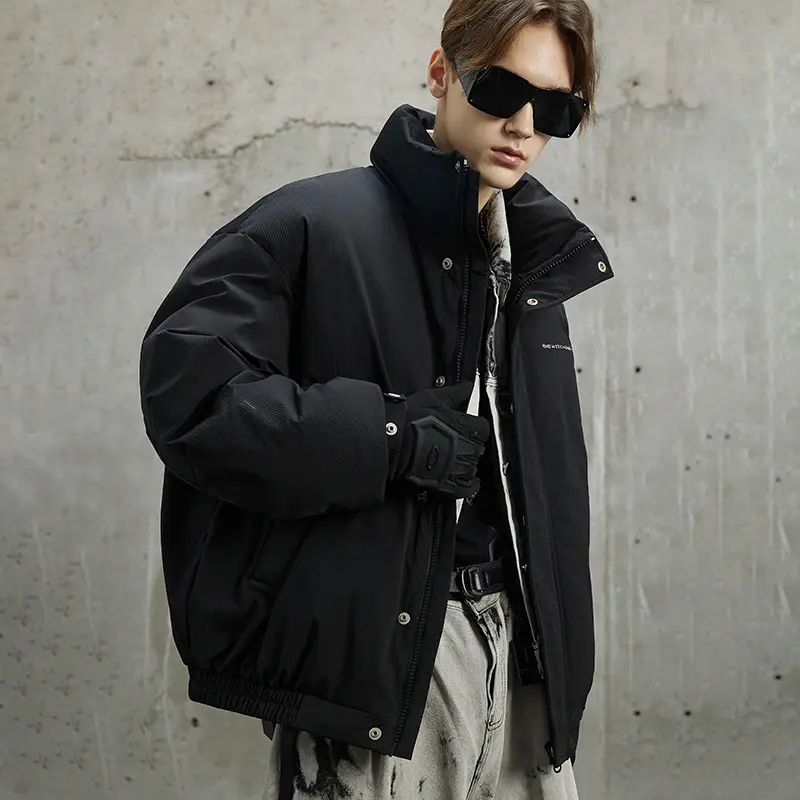 ODM ZD stand collar mens white puffer jacket Factories, Product