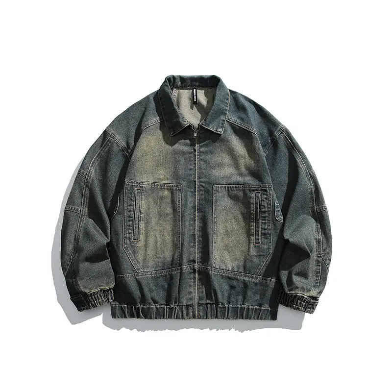 China ZD new design oversized vintage denim jacket Factories, Company