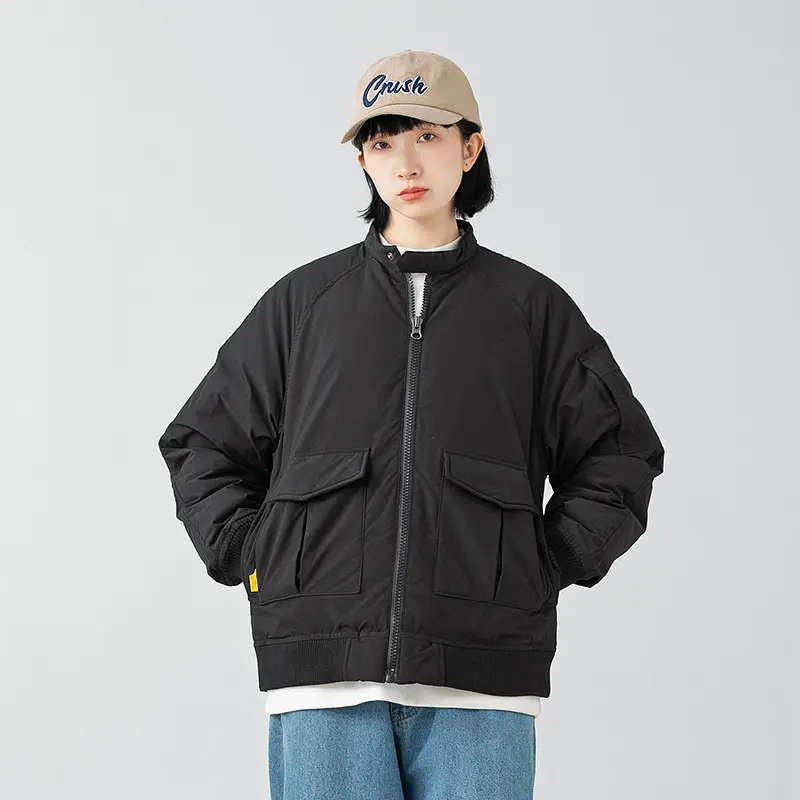 OEM ZD unisex baseball black puffer jacket Company, Products