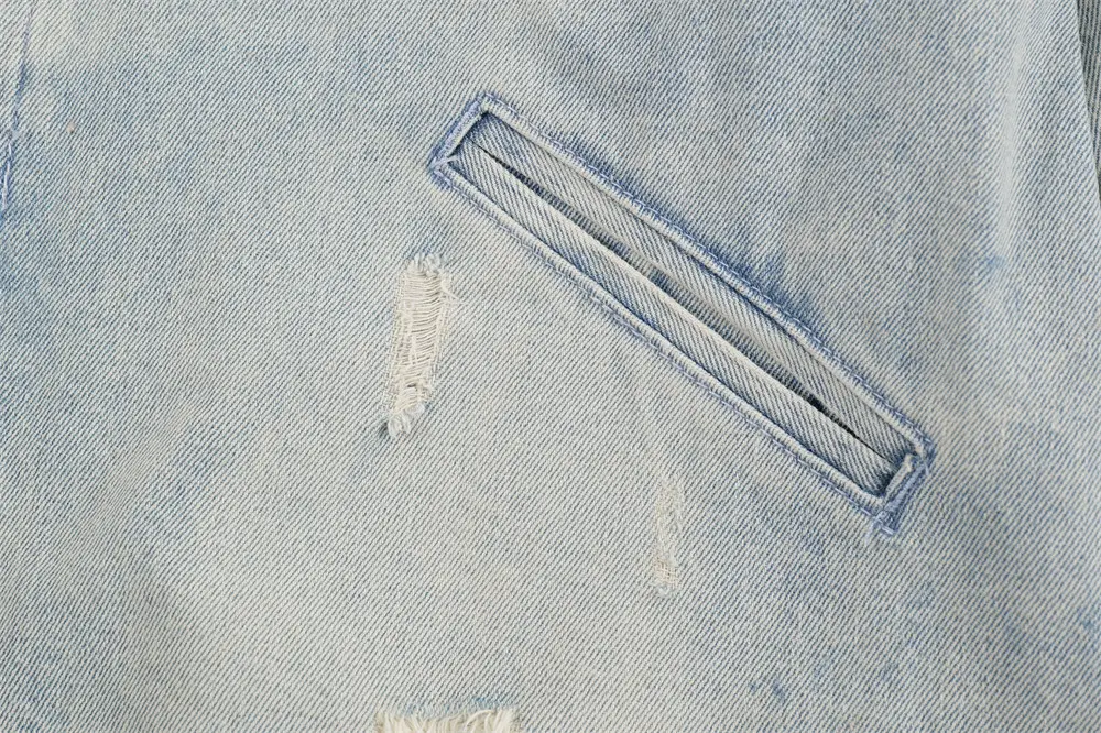 Men's denim jacket back